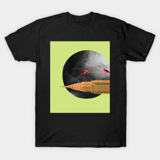 Chrysler building the night of the flamingo lovers' dance T-Shirt